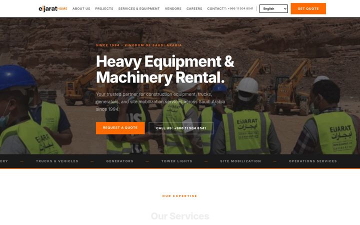 Screenshot of eijarat.com