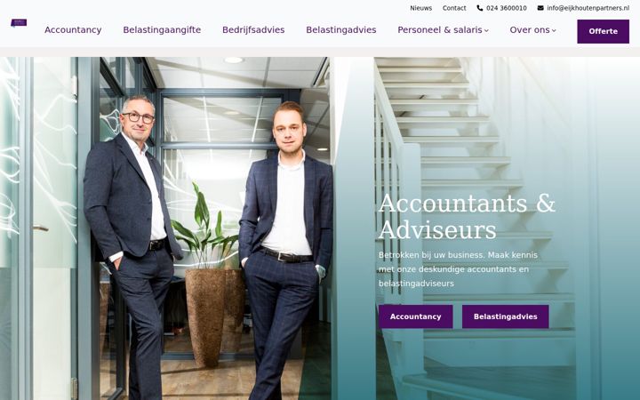 Ekrānuzņēmums no eijkhoutenpartners.nl