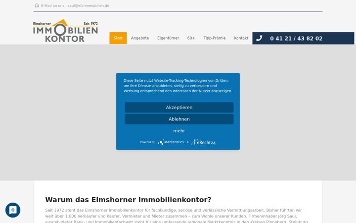 Screenshot di eik-immobilien.de