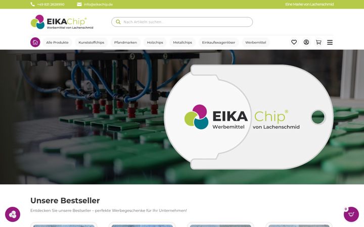 Screenshot di eikachip.de