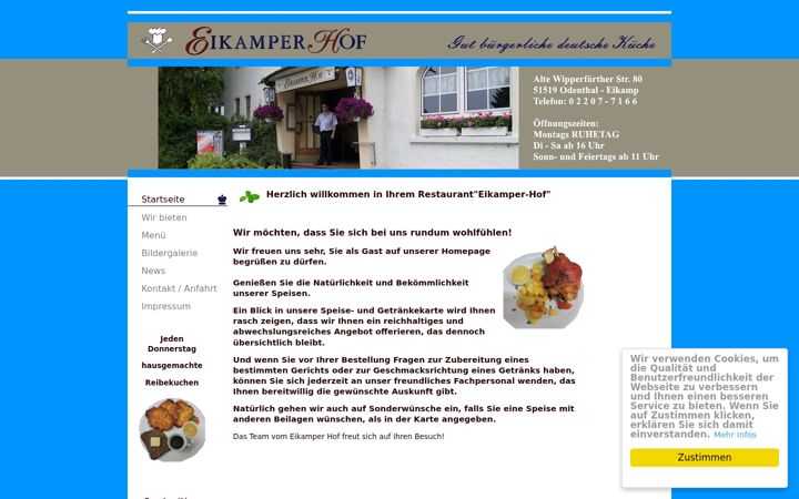 Screenshot of eikamperhof.de