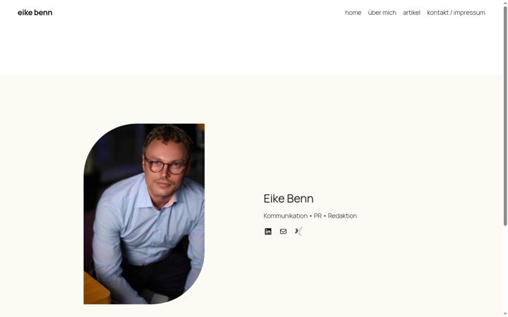 Screenshot of eikebenn.de