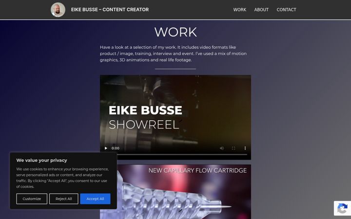 Screenshot of eikebusse.com