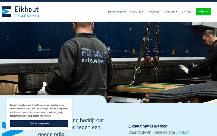 Ekrānuzņēmums no eikhoutmetaalwerken.nl