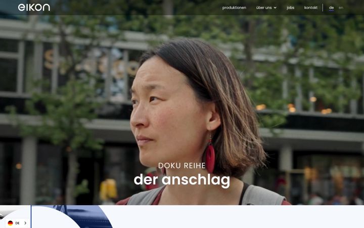 Screenshot of eikon-film.de
