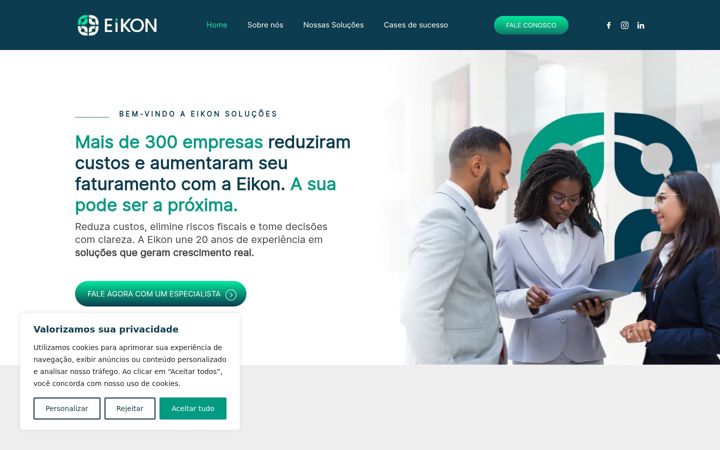 Snímek obrazovky eikonsolucoes.com.br