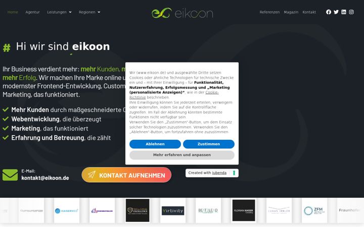 Screenshot di eikoon.de