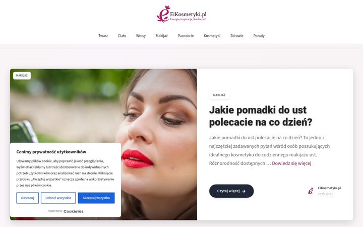 Screenshot of eikosmetyki.pl