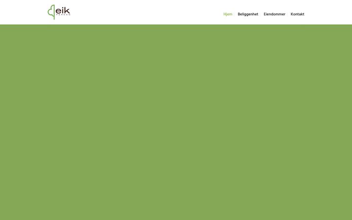 Screenshot of eikparken.no