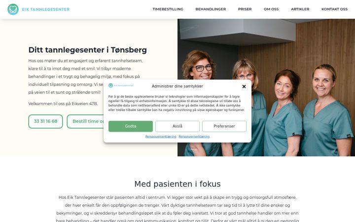 Képernyőkép: eiktannlegesenter.no
