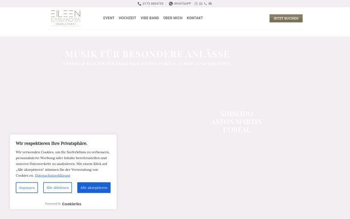 Screenshot of eileencassandra.com