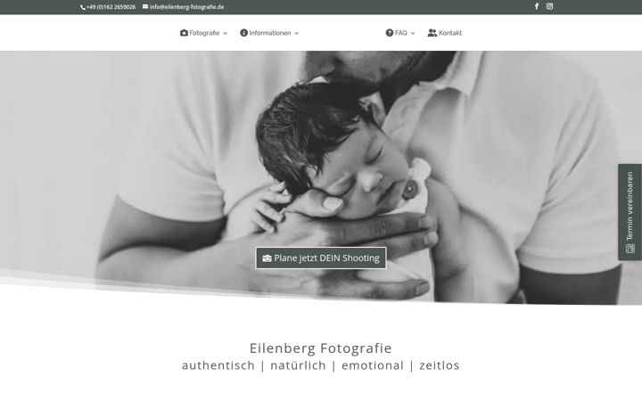 Screenshot of eilenberg-fotografie.de