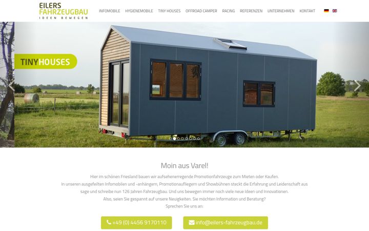 Screenshot of eilers-fahrzeugbau.com