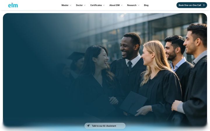 Screenshot of eim.education
