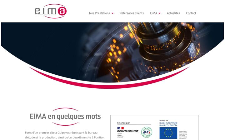 Screenshot di eima.fr