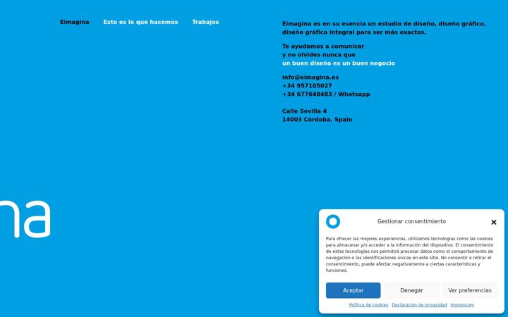 Screenshot of eimagina.es