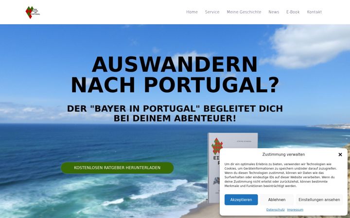Screenshot of ein-bayer-in-portugal.com