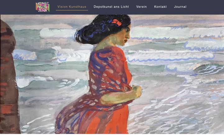 Screenshot of ein-kunsthaus-fuer-jena.de