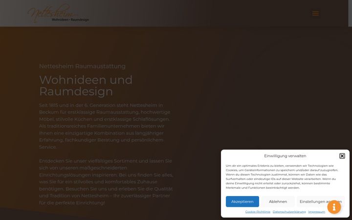 Kuvakaappaus sivustosta ein-nettesheim.de