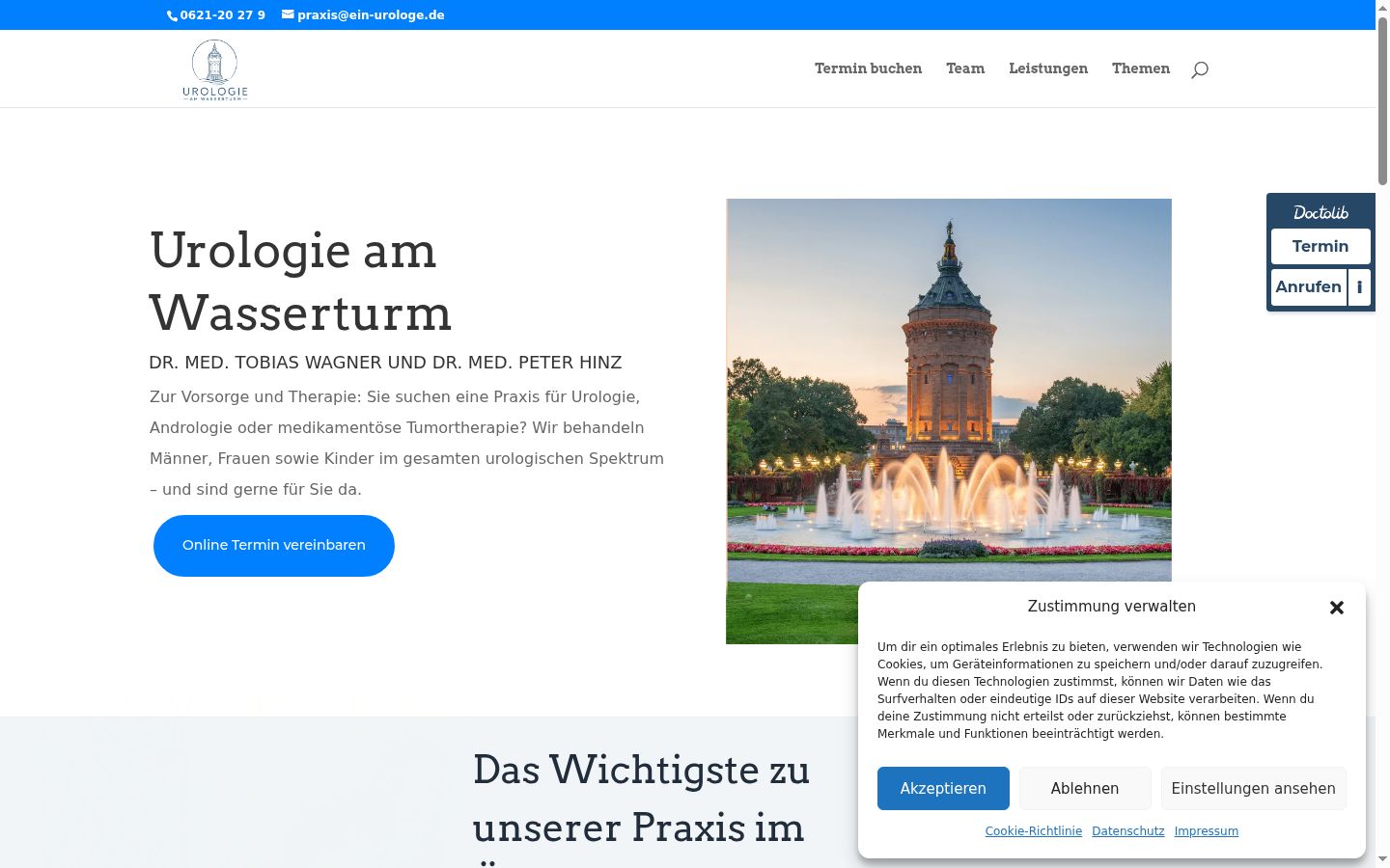 Screenshot van de toestemmingsbanner zoals getoond vóór enige interactie
