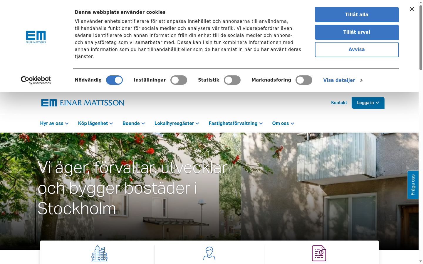 Sutikimo reklamjuostės, rodytos prieš bet kokią sąveiką, ekrano kopija