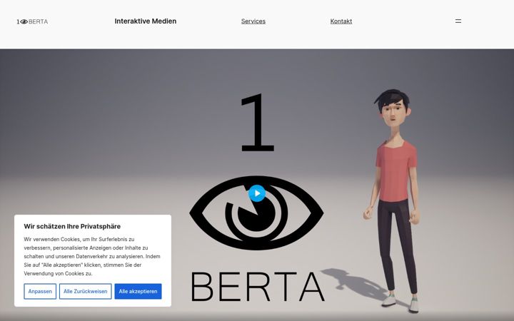 Screenshot of einaugeberta.com