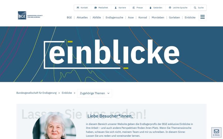 Capture d'écran de einblicke.de