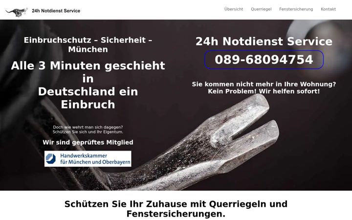 Screenshot of einbruchschutz-sicherheit-muenchen.de