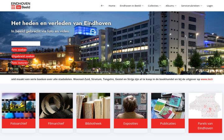 Screenshot of eindhoveninbeeld.com