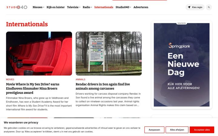 Screenshot of eindhovennews.com