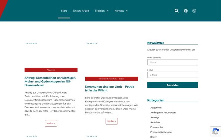 Screenshot of eine-stadt-fuer-alle.de