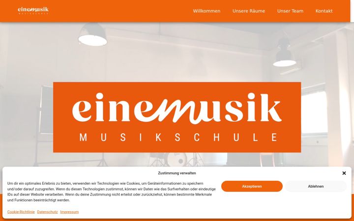 Screenshot of einemusik-schule.de
