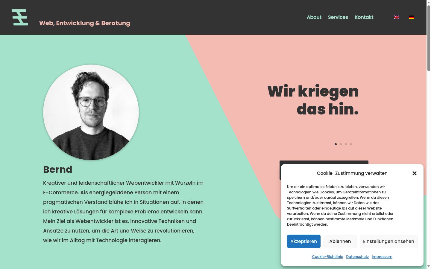 Screenshot tal-banner tal-kunsens muri qabel kwalunkwe interazzjoni