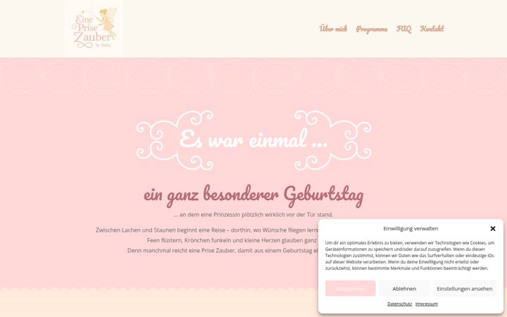 Screenshot of eineprisezauber.de