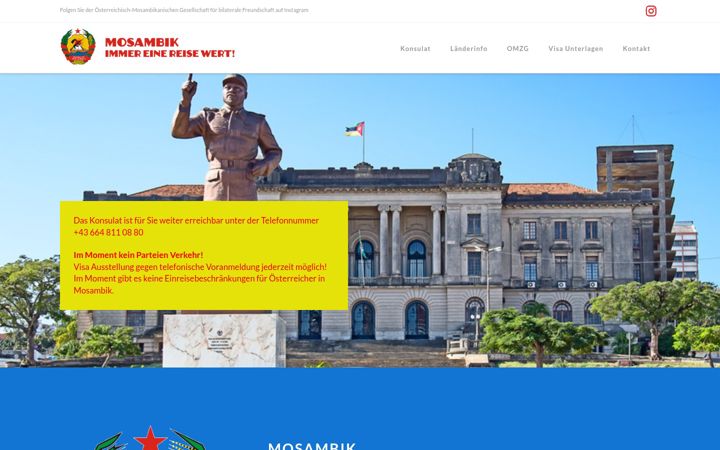 Snímek obrazovky einereisewert.at
