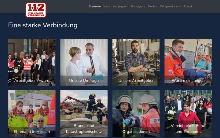 Snímek obrazovky einestarkeverbindung.org