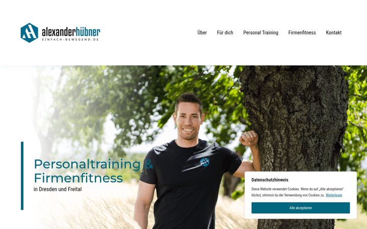 Screenshot ta' einfach-bewegend.de