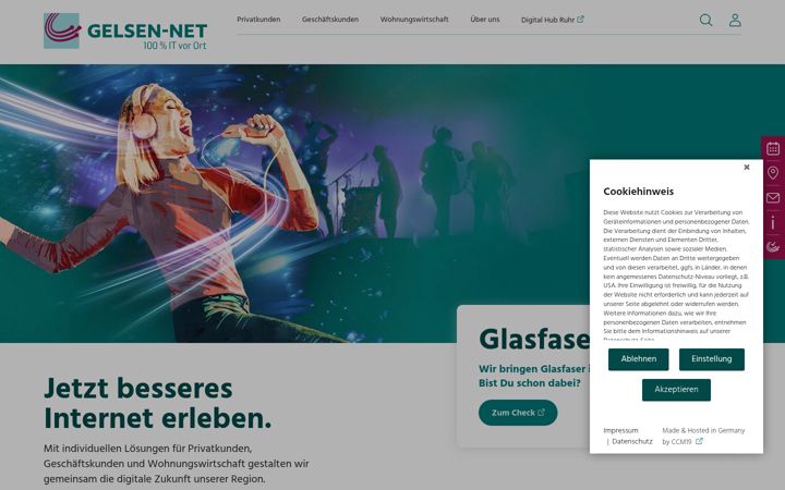 Screenshot of einfach-dranbleiben.de