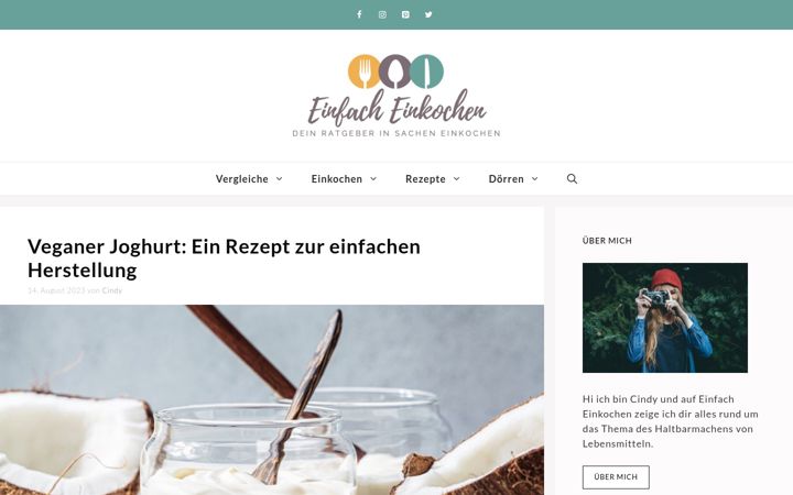 Screenshot of einfach-einkochen.de