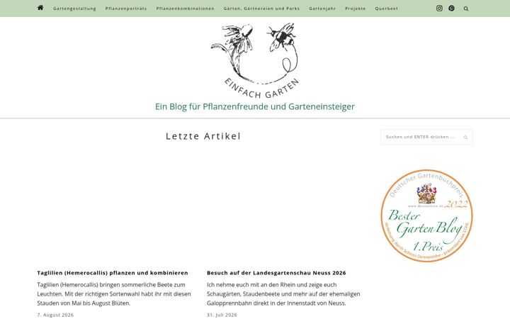 Screenshot of einfach-garten-blog.de