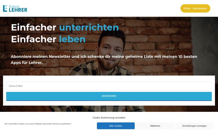 Screenshot of einfach-lehrer.de