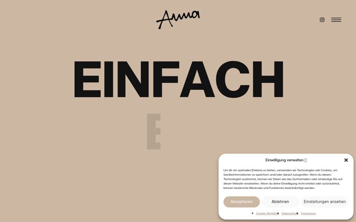 Screenshot of einfachanna.de