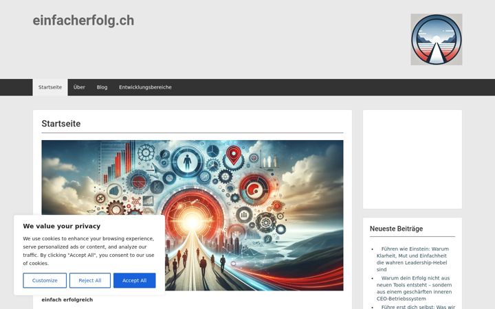 Screenshot of einfacherfolg.ch