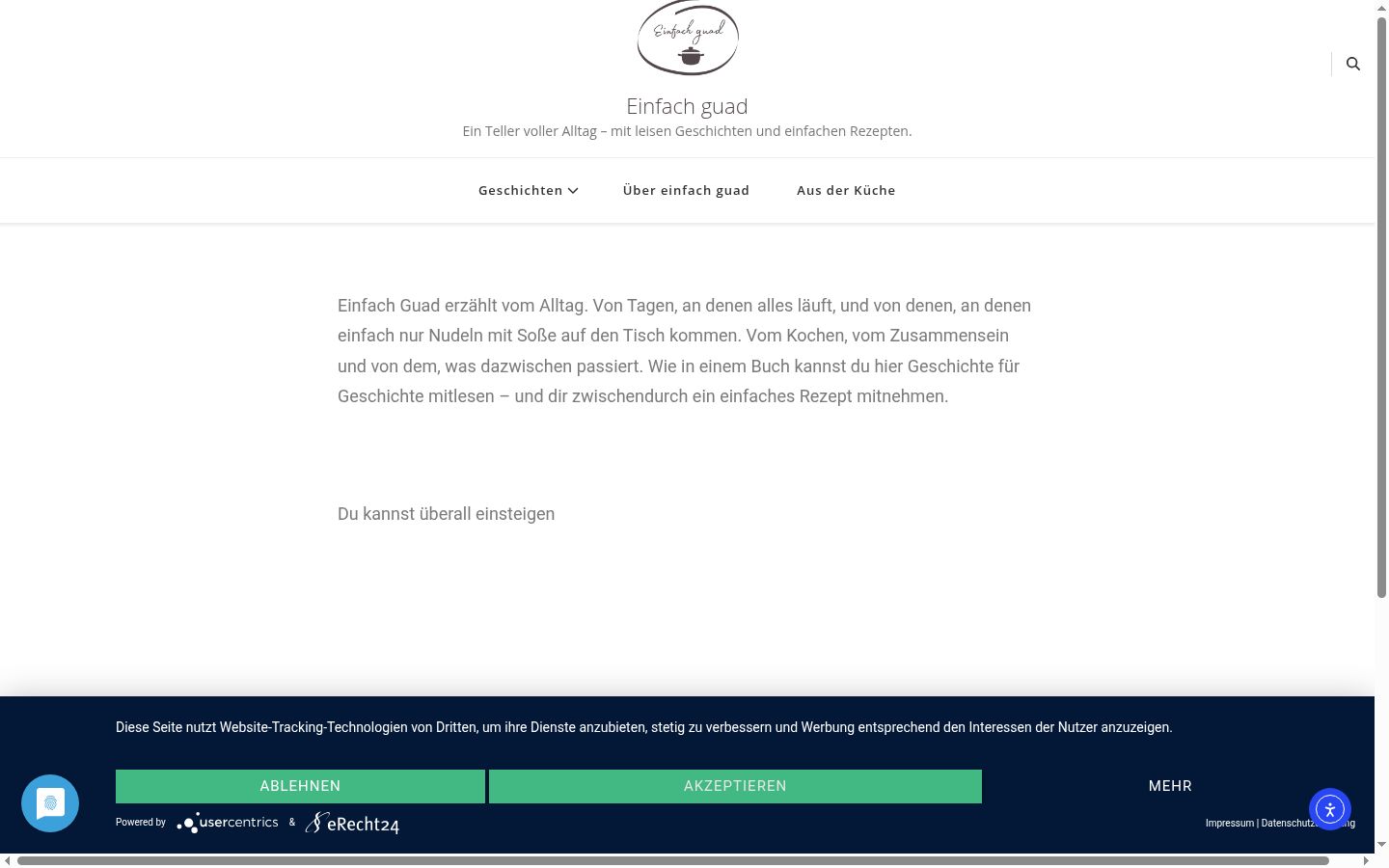 Screenshot tal-banner tal-kunsens muri qabel kwalunkwe interazzjoni