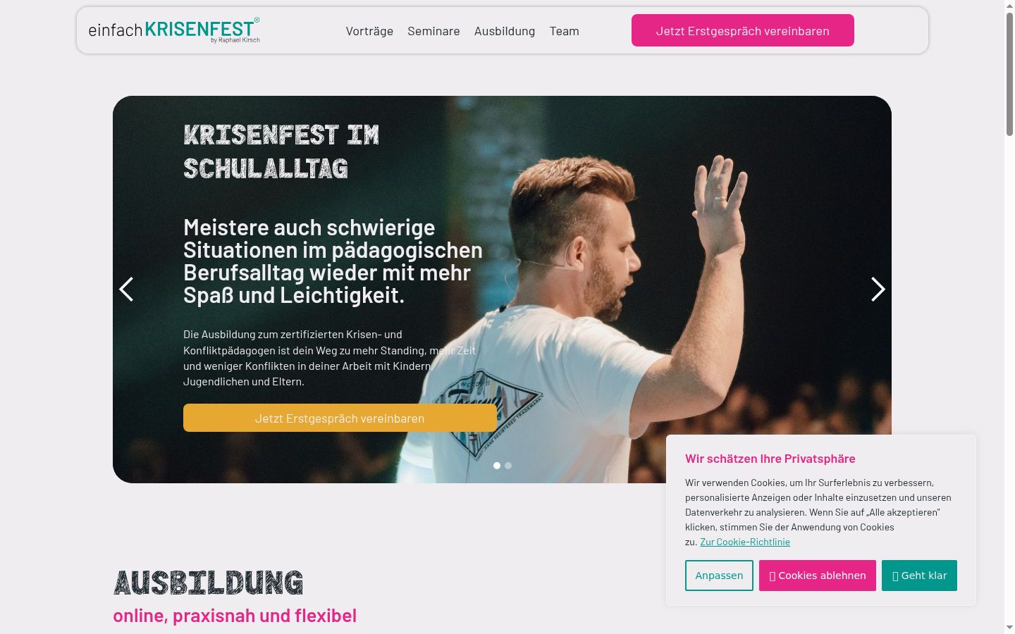 Screenshot van de toestemmingsbanner zoals getoond vóór enige interactie