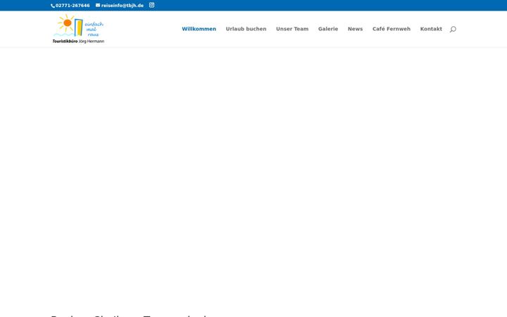 Screenshot van einfachmalraus.de