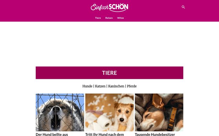Screenshot of einfachschoen.me