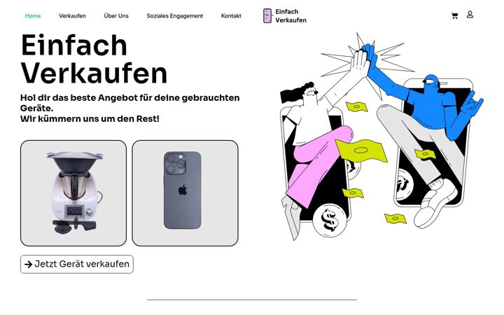 Ekrano kopija einfachverkaufen.net