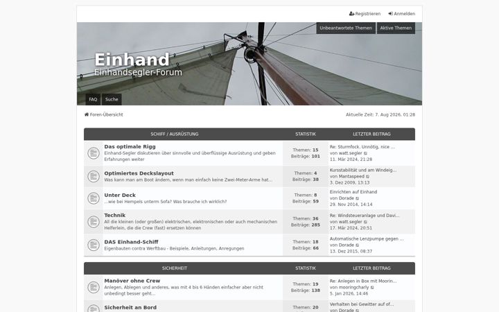 Screenshot of einhand.de