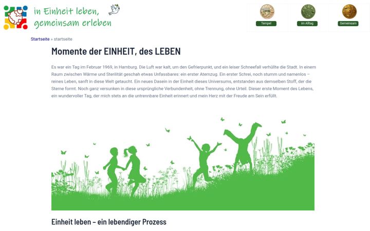 Screenshot of einheit-leben.de